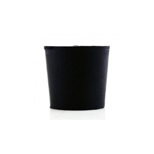 United Scientific Laboratory Grade Rubber Stopper, Black SBR Rubber, Size No 5, 27 x 23 x 25mm, 24 per Package, 24PK 259150-5 - main